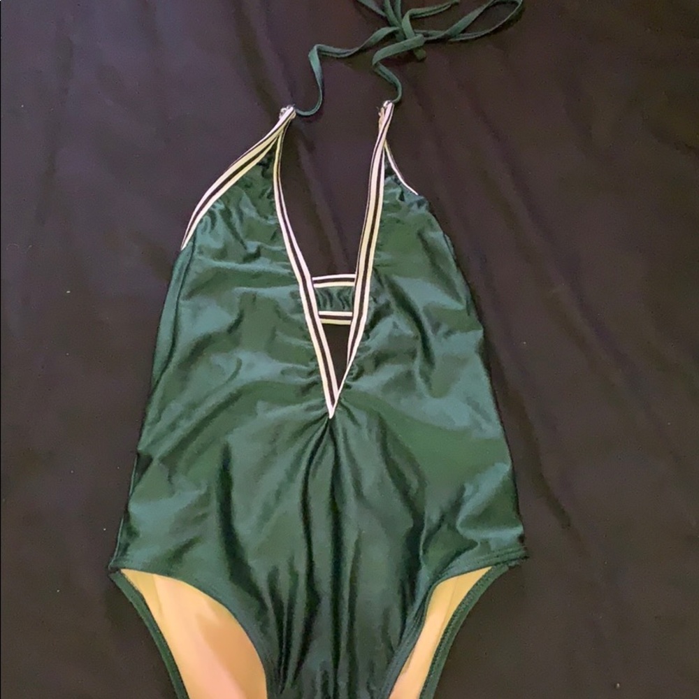 Cute green swimsuit